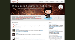 Desktop Screenshot of agavi.org